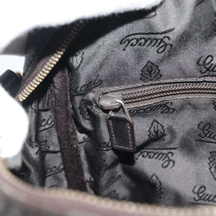 【日本直送】GUCCI GG帆布Guccissima單肩包 皮革 黑色 金色 201448 正品 BA13721A-19