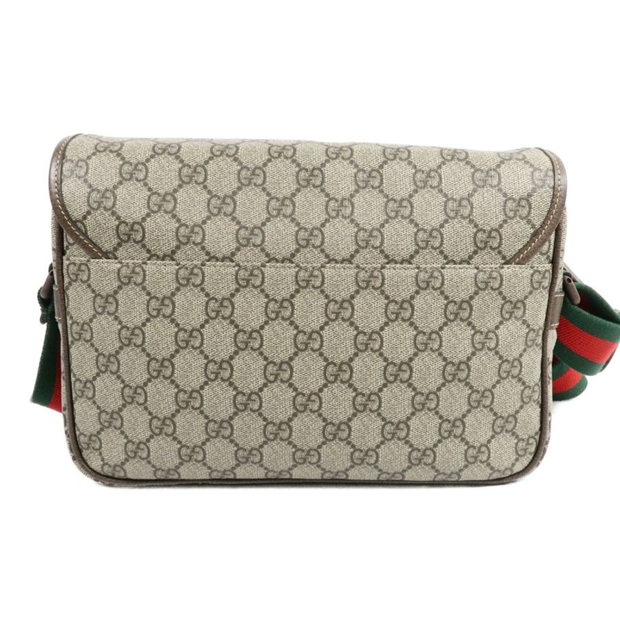 GUCCI 塗層帆布GG Supreme Messenger Bag肩背袋-1