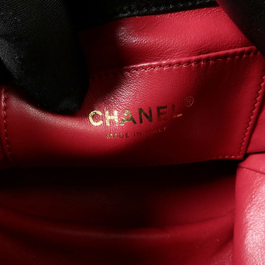 CHANEL 羊皮皮革Bucket Bag手挽肩背兩用袋-5