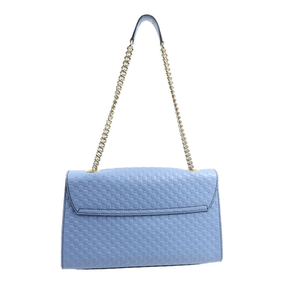 GUCCI 牛皮皮革Emily Medium鏈帶肩背袋-1
