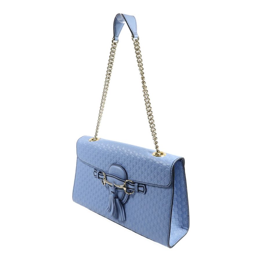 GUCCI 牛皮皮革Emily Medium鏈帶肩背袋-2