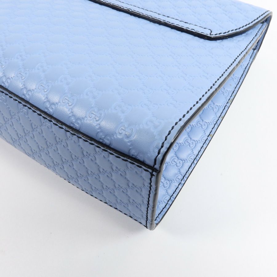 GUCCI 牛皮皮革Emily Medium鏈帶肩背袋-11