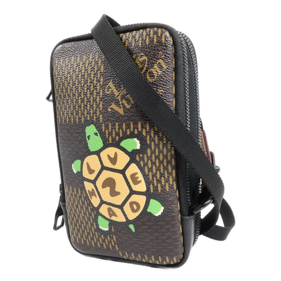LOUIS VUITTON Damier LV x Nigo Phone Pouch肩背袋-2