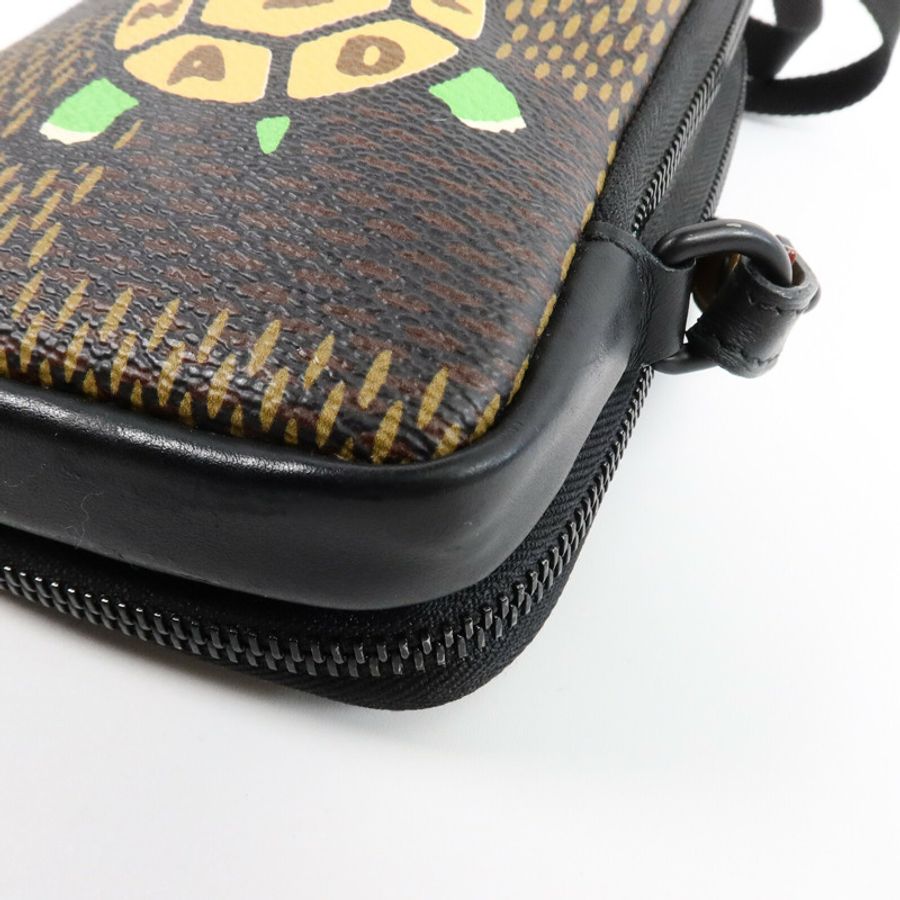 LOUIS VUITTON Damier LV x Nigo Phone Pouch肩背袋-8
