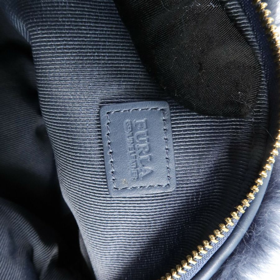 Furla 牛皮皮革/人造毛皮Shoulder Bag肩背袋-5