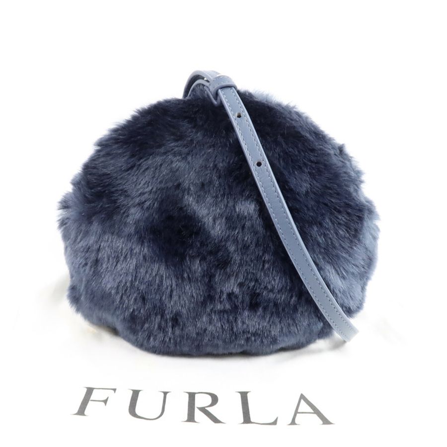 Furla 牛皮皮革/人造毛皮Shoulder Bag肩背袋-9