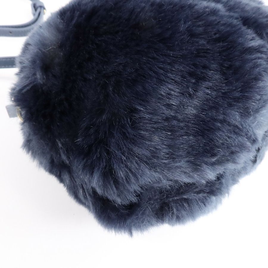 Furla 牛皮皮革/人造毛皮Shoulder Bag肩背袋-11