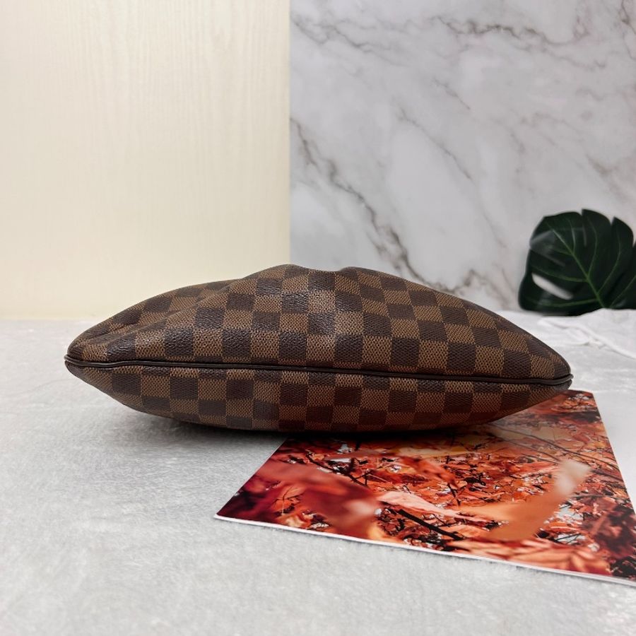 LV 棋盤格紋 Bloomsbury PM 中號 金扣肩背袋-11