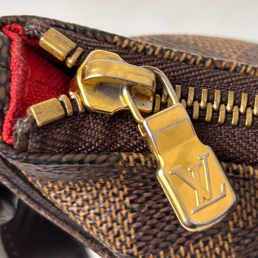 LV 棋盤格紋 Bloomsbury PM 中號 金扣肩背袋-27