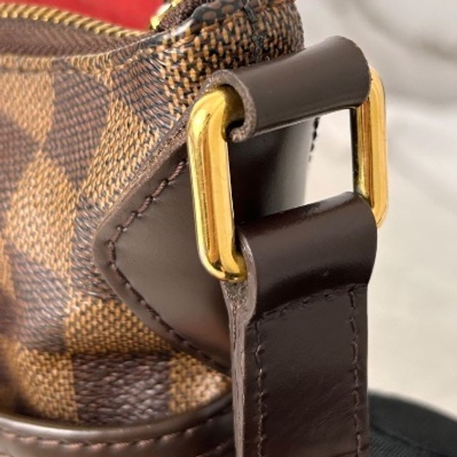 LV 棋盤格紋 Bloomsbury PM 中號 金扣肩背袋-28