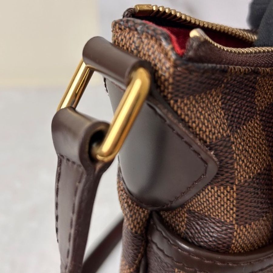 LV 棋盤格紋 Bloomsbury PM 中號 金扣肩背袋-29