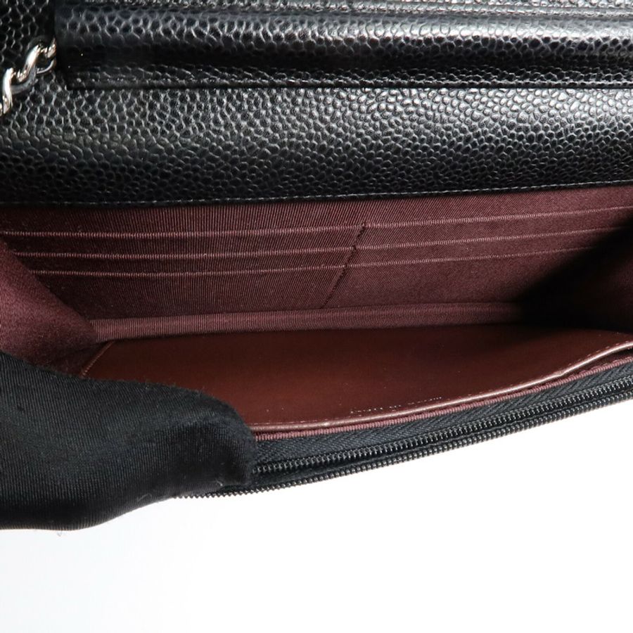 CHANEL 牛皮皮革WOC Wallet On Chain鏈帶肩背袋-4