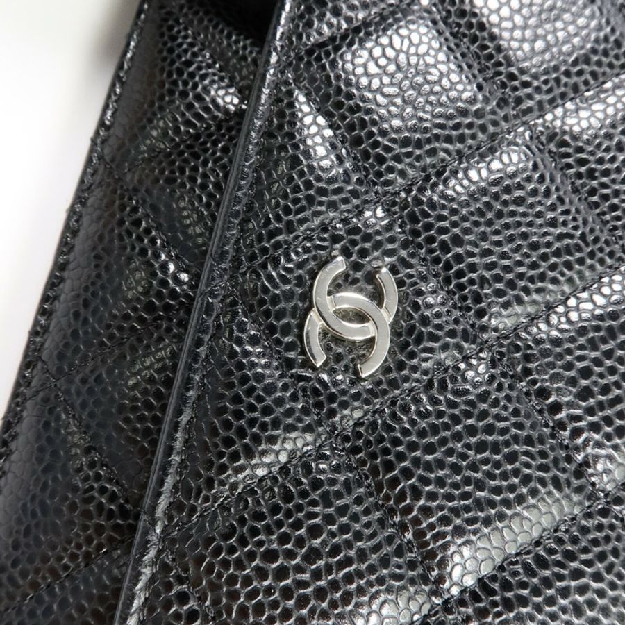 CHANEL 牛皮皮革WOC Wallet On Chain鏈帶肩背袋-6