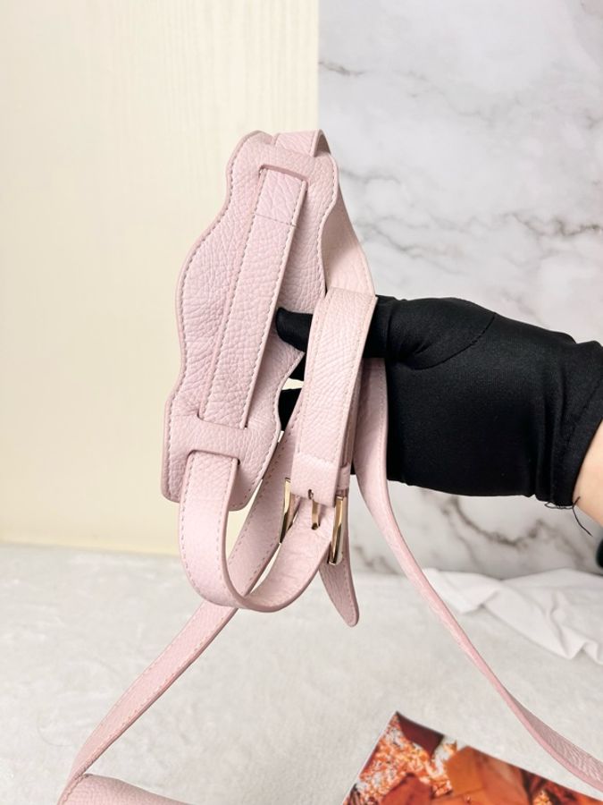 Balenciaga牛皮純色斜挎包單肩包-4