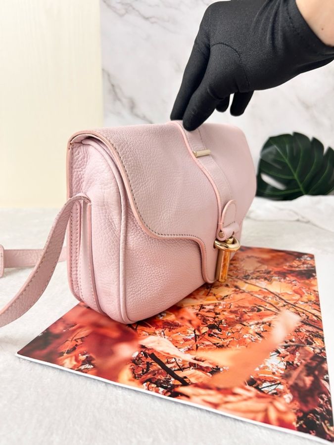 Balenciaga牛皮純色斜挎包單肩包-10