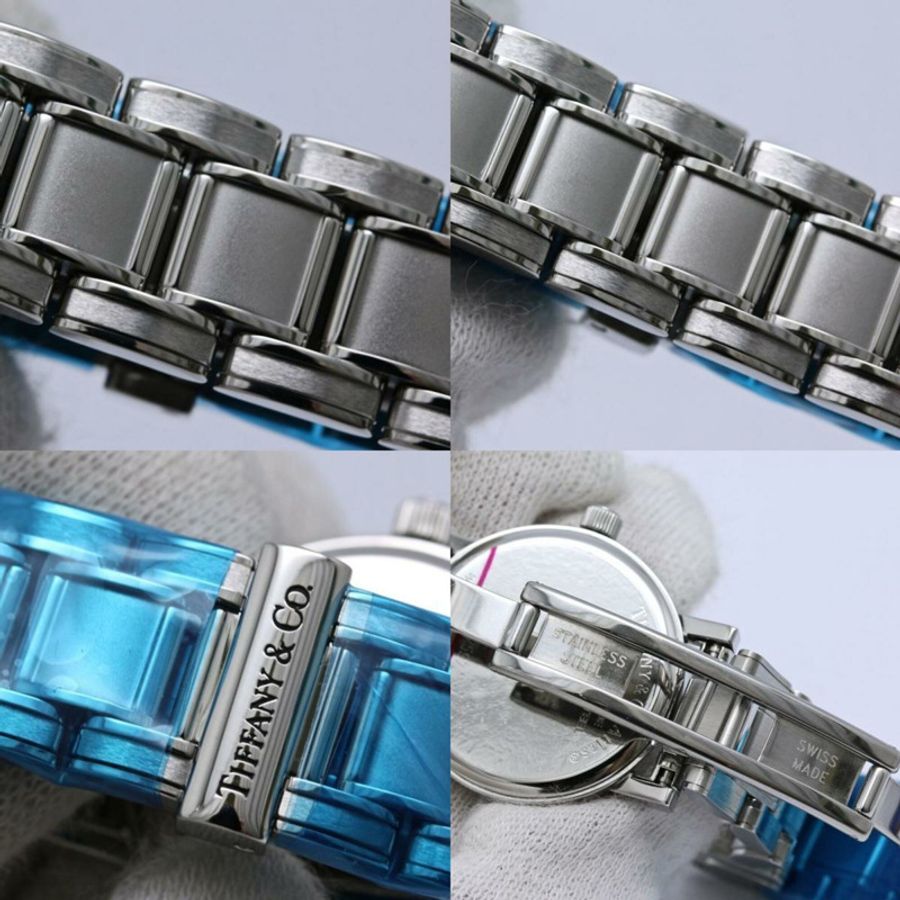 TIFFANY&Co.) Atlas 圓形女錶 13579865 SS 40489-9