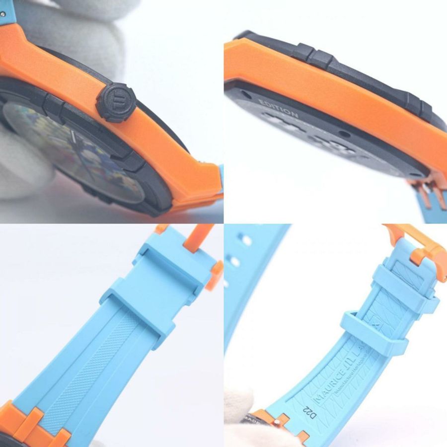 Maurice Lacroix AIKON #TIDE BENZILLA 聯名設計腕錶 AI200850YZA0000 男士橡膠 x 塑膠錶帶 40341-8