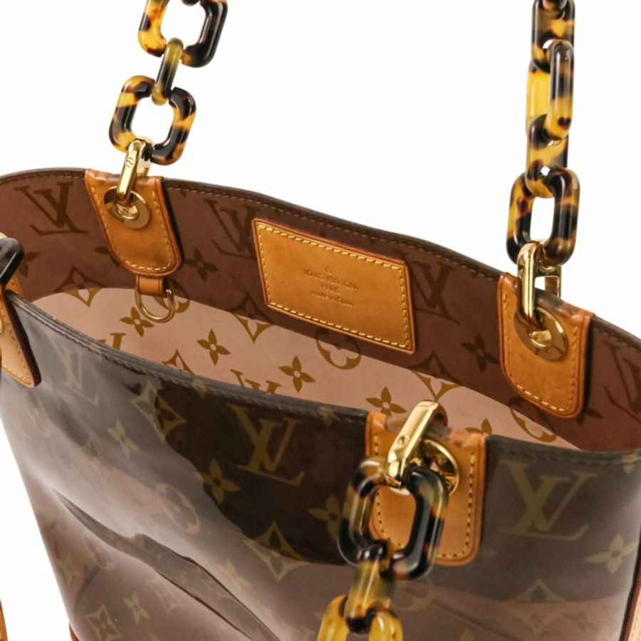 路易威登 Cabas Ambre PM Vinyl Monogram 手提包 M92502 棕色 女士-7