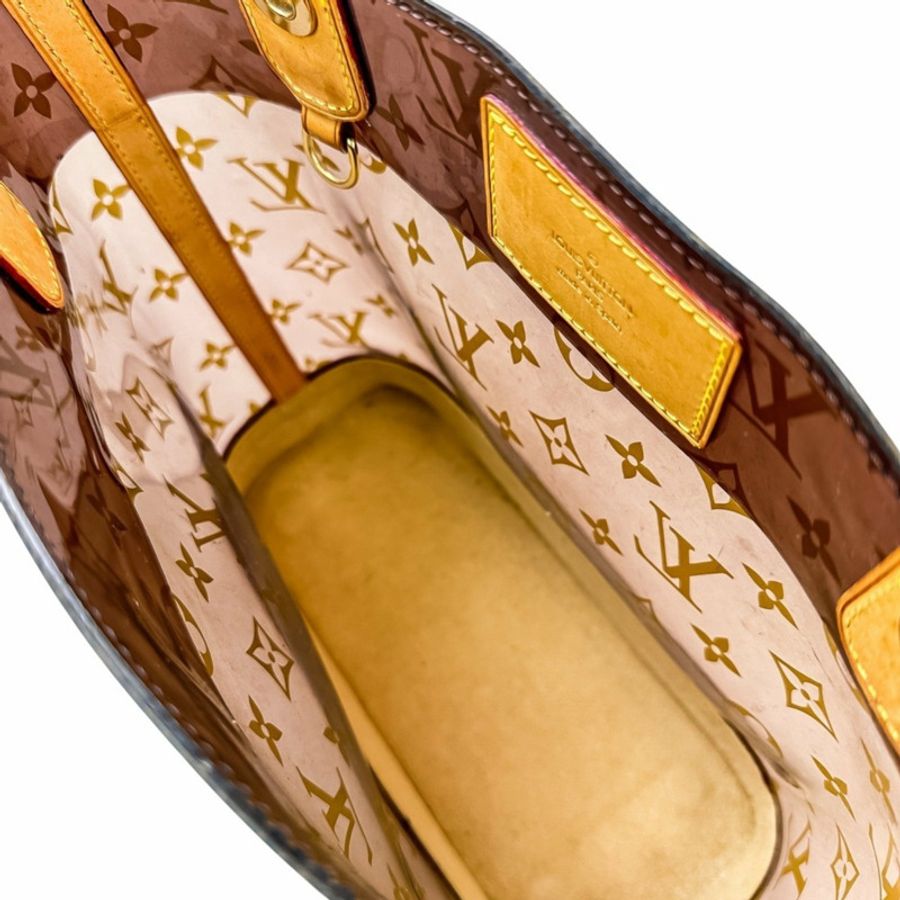 路易威登 Cabas Ambre PM Vinyl Monogram 手提包 M92502 棕色 女士-8