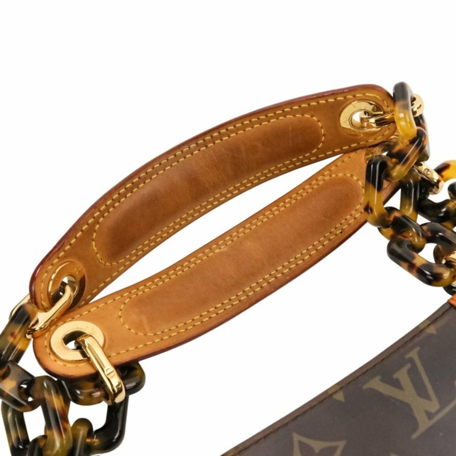路易威登 Cabas Ambre PM Vinyl Monogram 手提包 M92502 棕色 女士-12