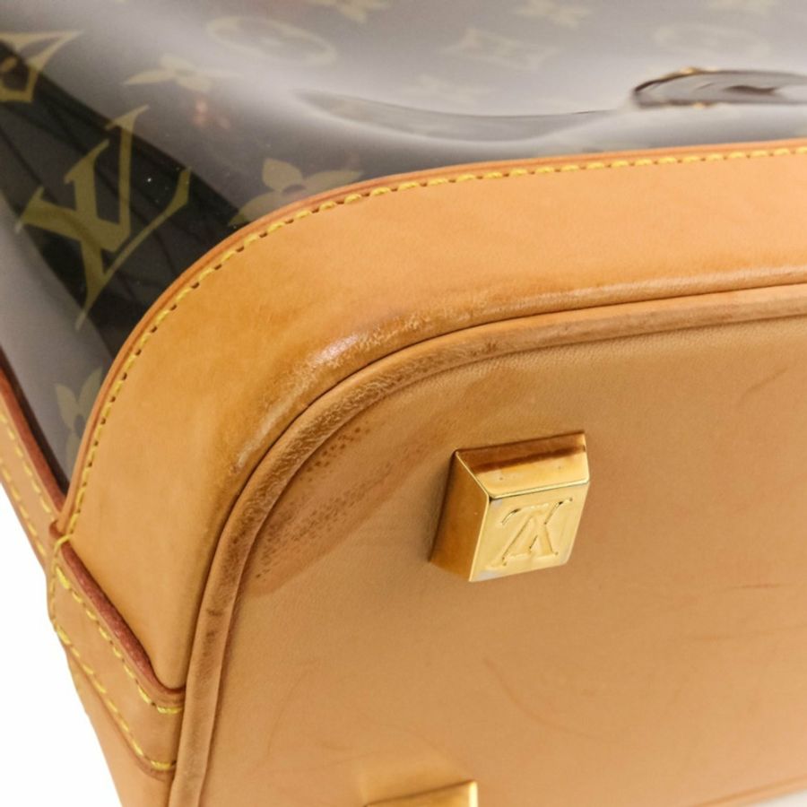 路易威登 Cabas Ambre PM Vinyl Monogram 手提包 M92502 棕色 女士-13