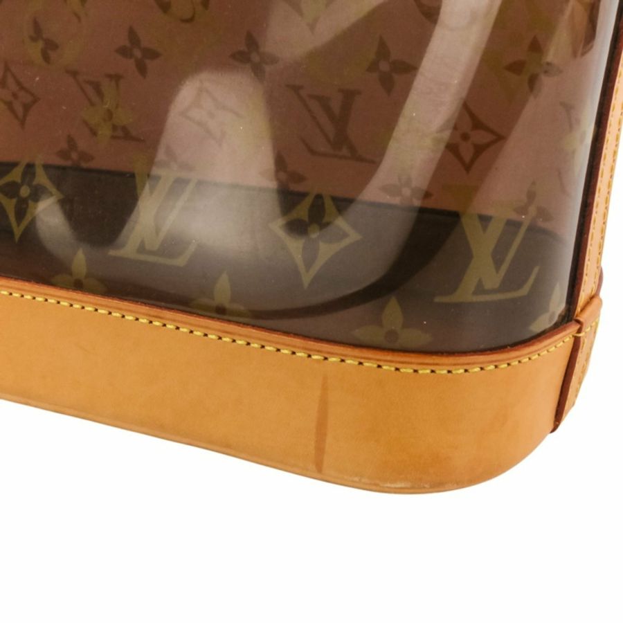 路易威登 Cabas Ambre PM Vinyl Monogram 手提包 M92502 棕色 女士-16