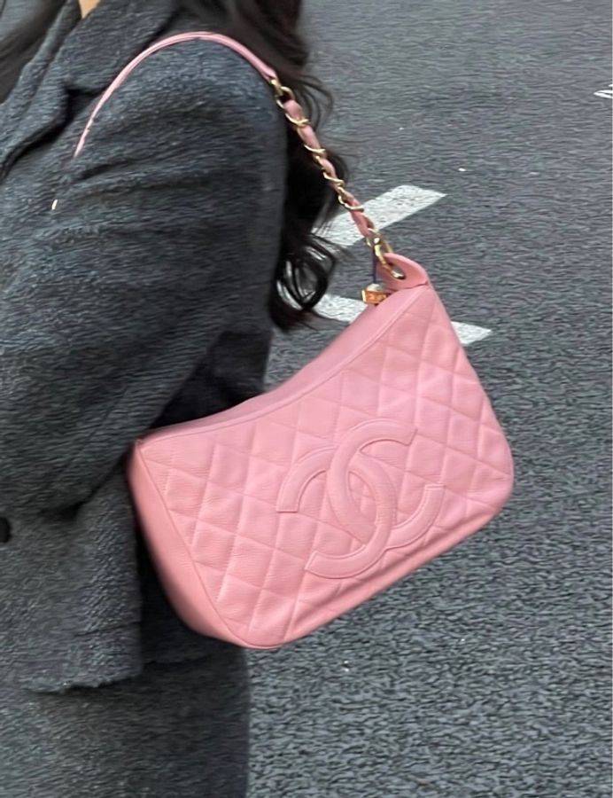 Chanel香奈兒 荔枝皮Hobo-6