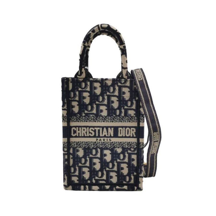 Dior Book Tote迷你帆布Oblique老花斜背包單肩包-0