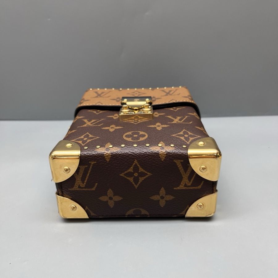 LV 路易威登老花拼色Camera box盒子包-2