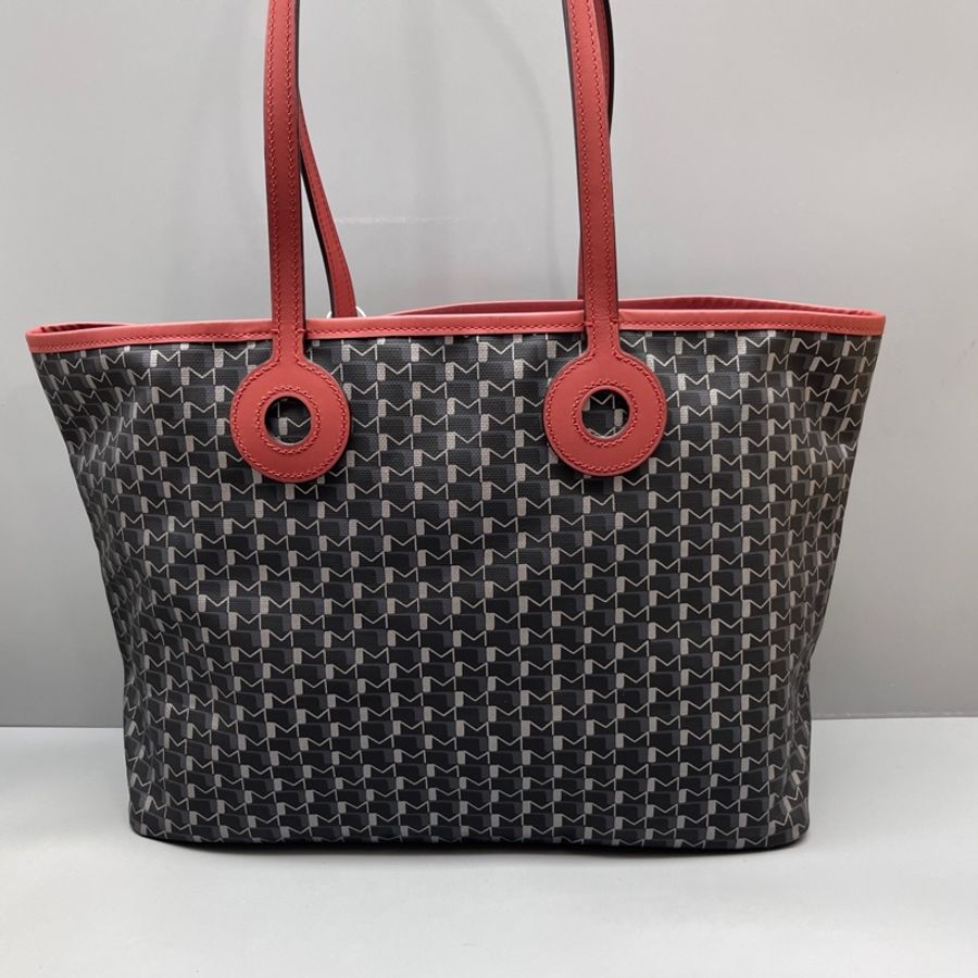Moynat 老花拼色托特包-1
