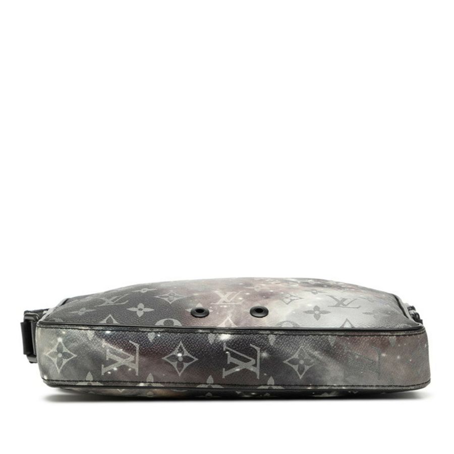 路易威登 Monogram Galaxy Alpha Messenger 斜背包 M44165 黑色 灰色 紫色 皮革 男士 LOUIS VUITTON-2