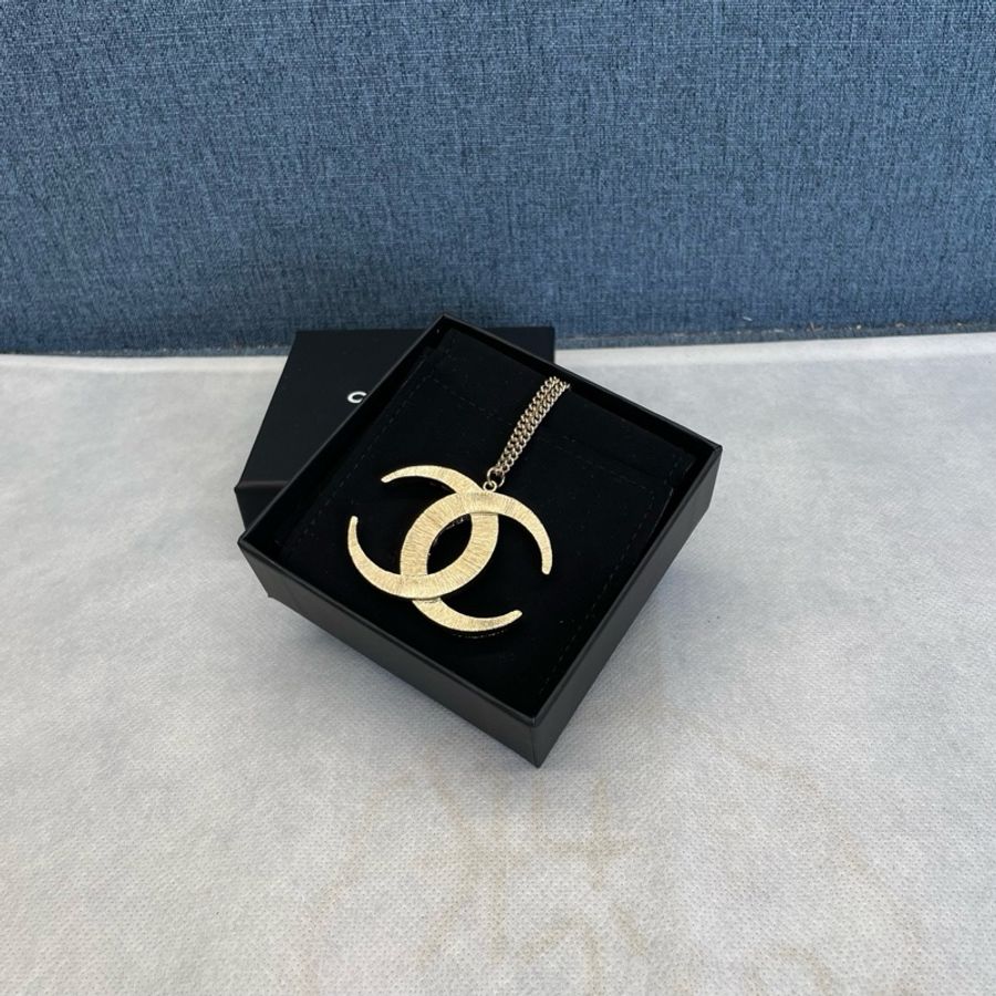 香奈兒CHANEL雙C大Logo毛衣鏈,成色99新-6