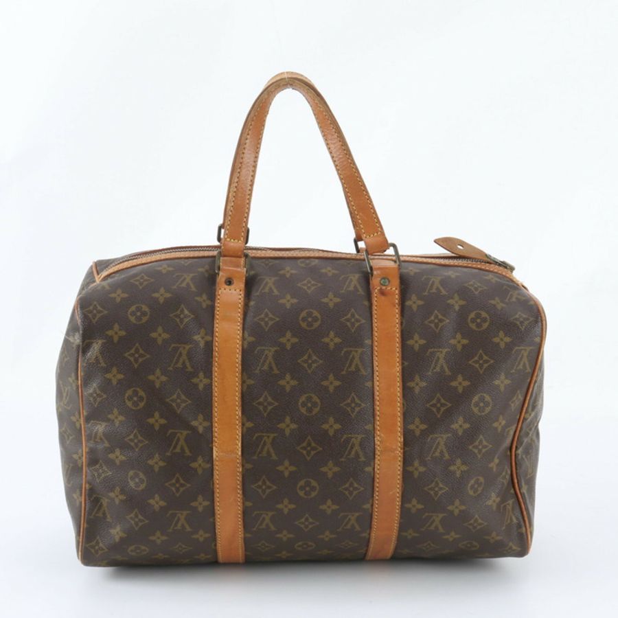 路易威登 Monogram Sac Souple 45 M41624 皮革波士頓手提包/托特包/男士隨身包-2