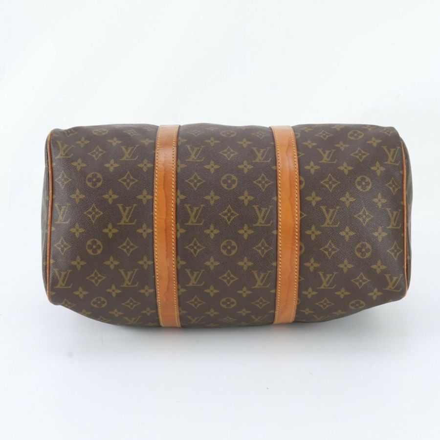 路易威登 Monogram Sac Souple 45 M41624 皮革波士頓手提包/托特包/男士隨身包-5