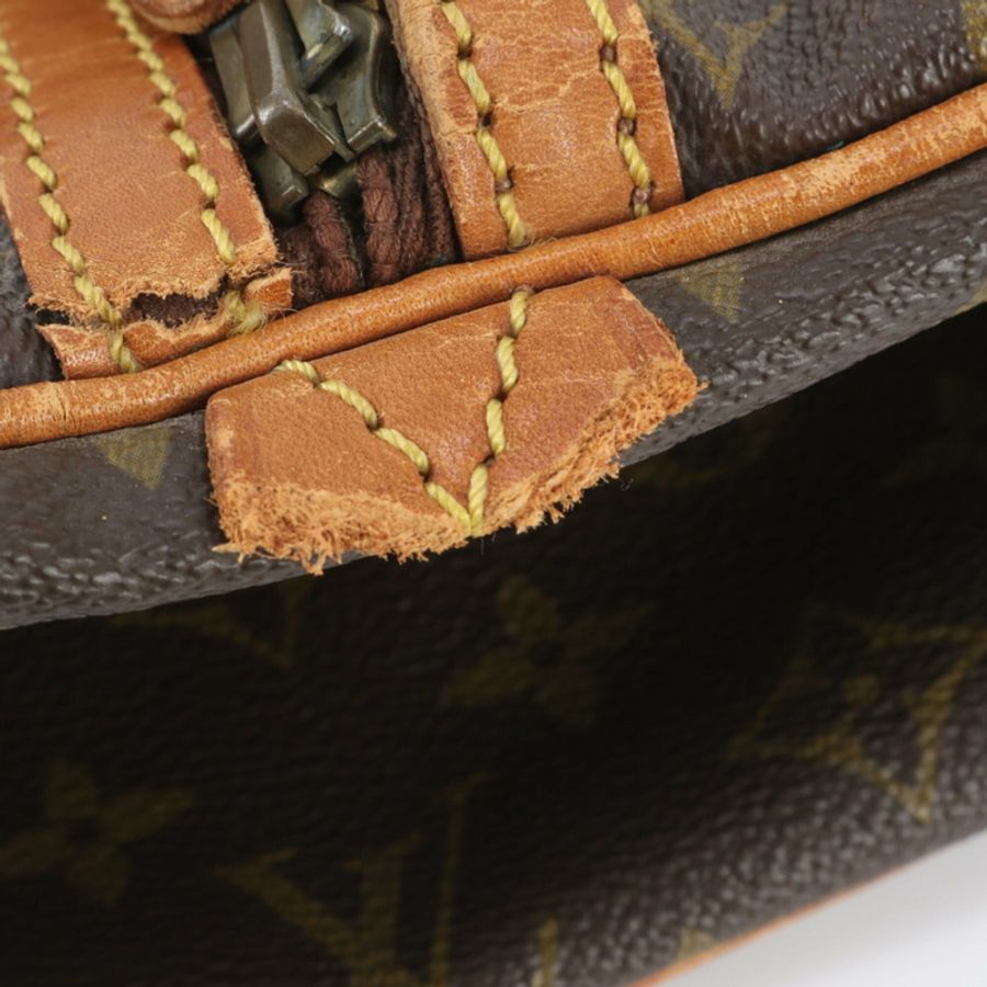 路易威登 Monogram Sac Souple 45 M41624 皮革波士頓手提包/托特包/男士隨身包-7