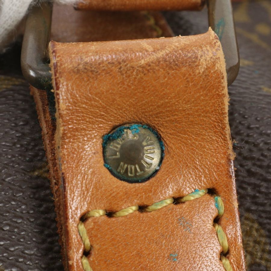 路易威登 Monogram Sac Souple 45 M41624 皮革波士頓手提包/托特包/男士隨身包-10
