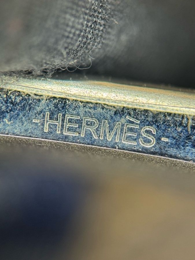 Hermes愛馬仕 雙面框Q腰帶 長度95cm 寬3.2cm 閒置未使用-8
