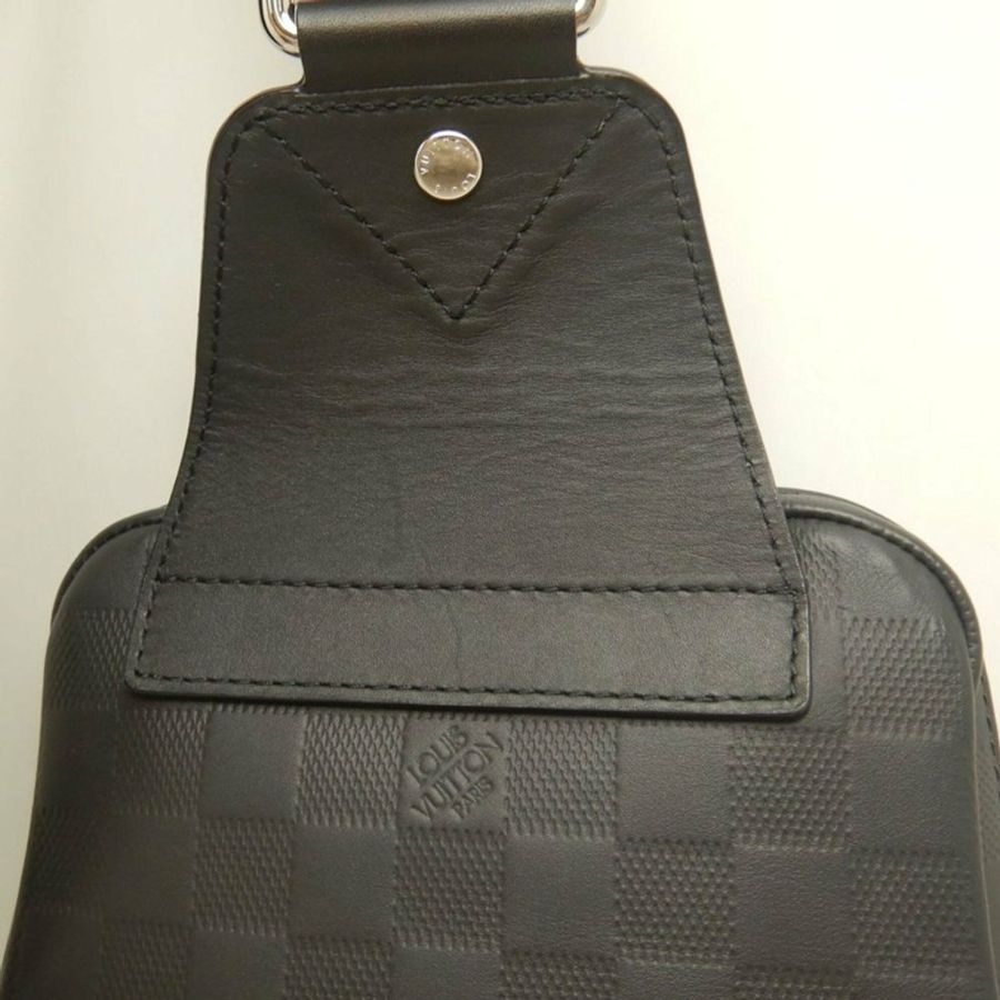 路易威登 Damier Infini Avenue 斜背包 N41720 瑪瑙黑 男款 253929-7