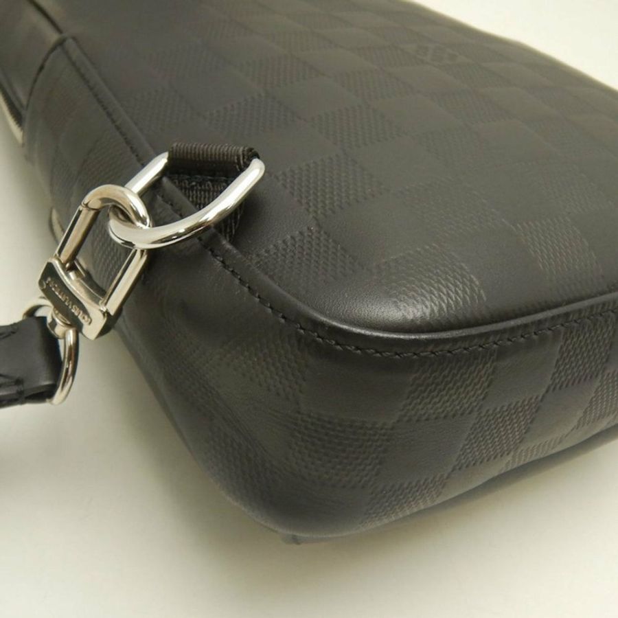 路易威登 Damier Infini Avenue 斜背包 N41720 瑪瑙黑 男款 253929-8