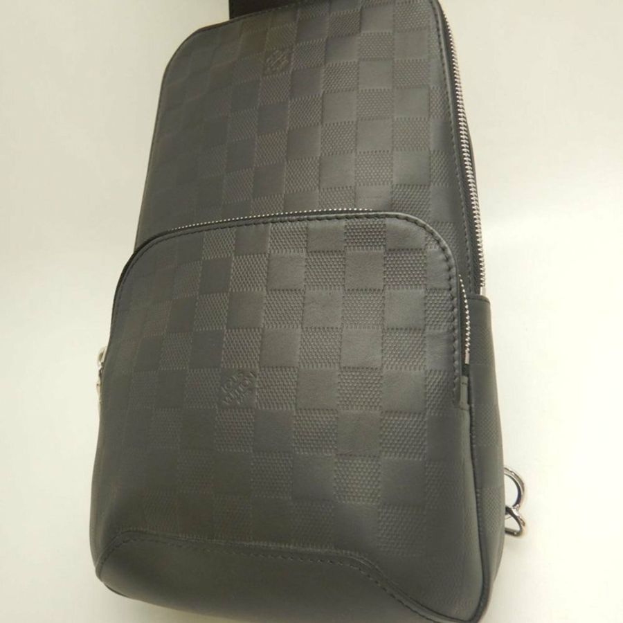 路易威登 Damier Infini Avenue 斜背包 N41720 瑪瑙黑 男款 253929-11