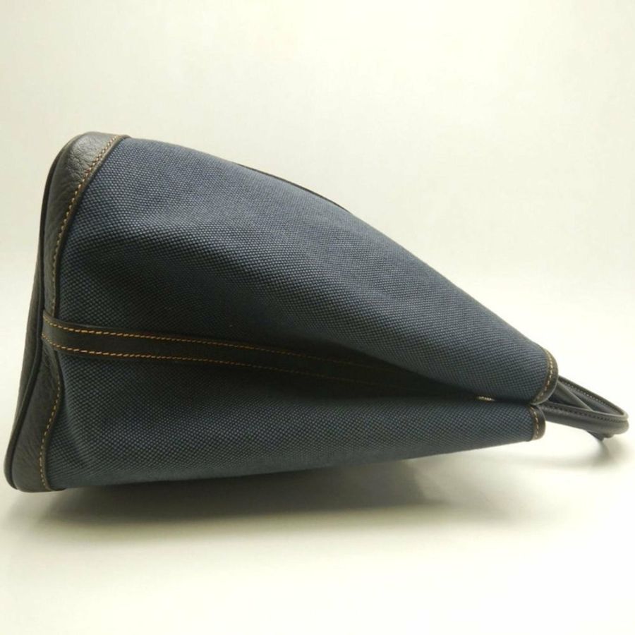 HERMES Garden Party PM 手提包,Toile H Denim Foncé,女式,253906-4