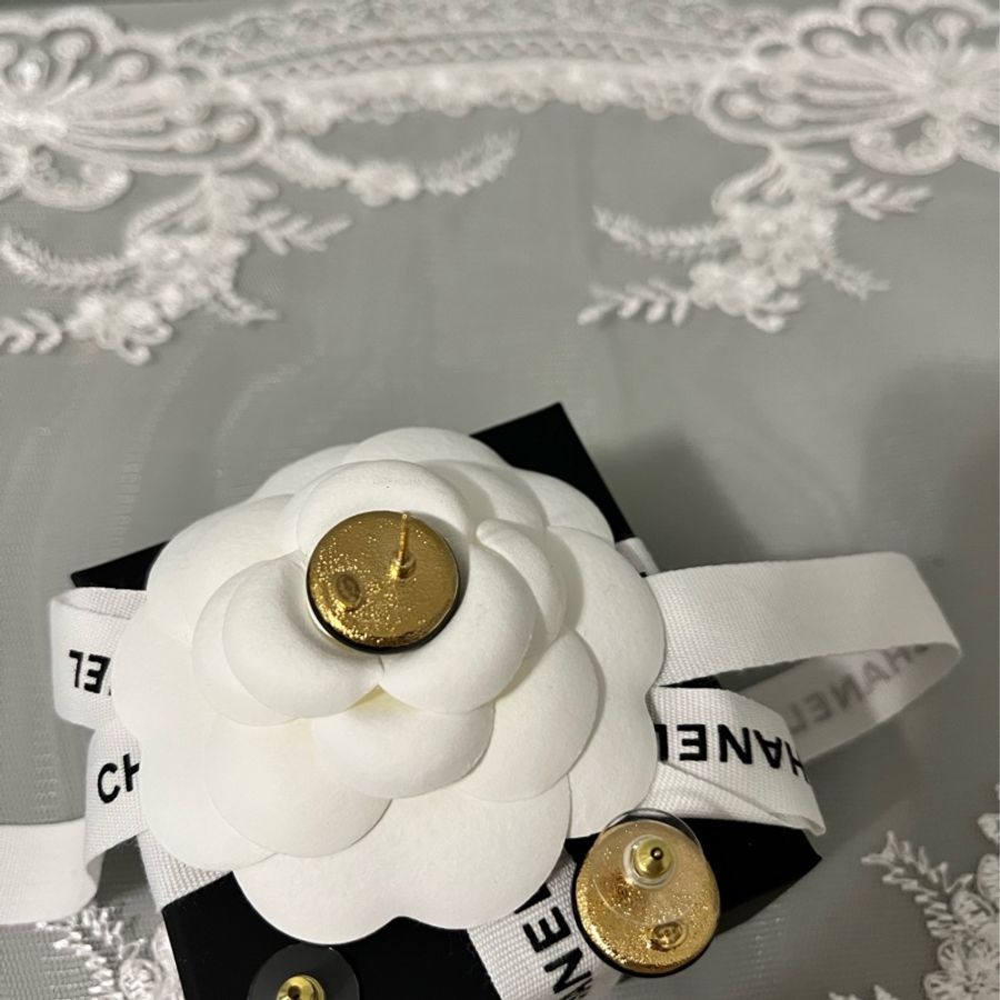CHANEL 香奈兒《全新》經典黑白雙C耳釘|金色Logo|全配附購證|專櫃正品-19
