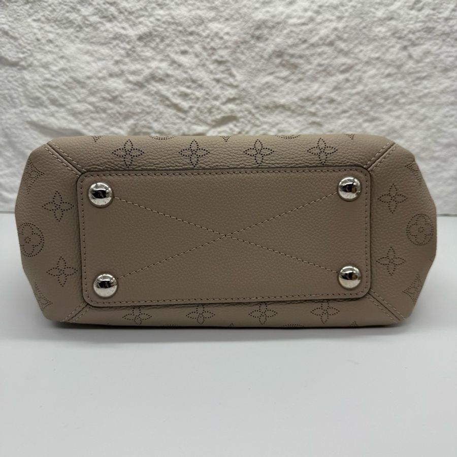 Louis Vuitton 路易威登月光女神 Babylone Chain BB 奶茶灰色手提斜挎包 芯片款-2