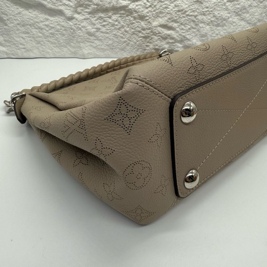 Louis Vuitton 路易威登月光女神 Babylone Chain BB 奶茶灰色手提斜挎包 芯片款-3