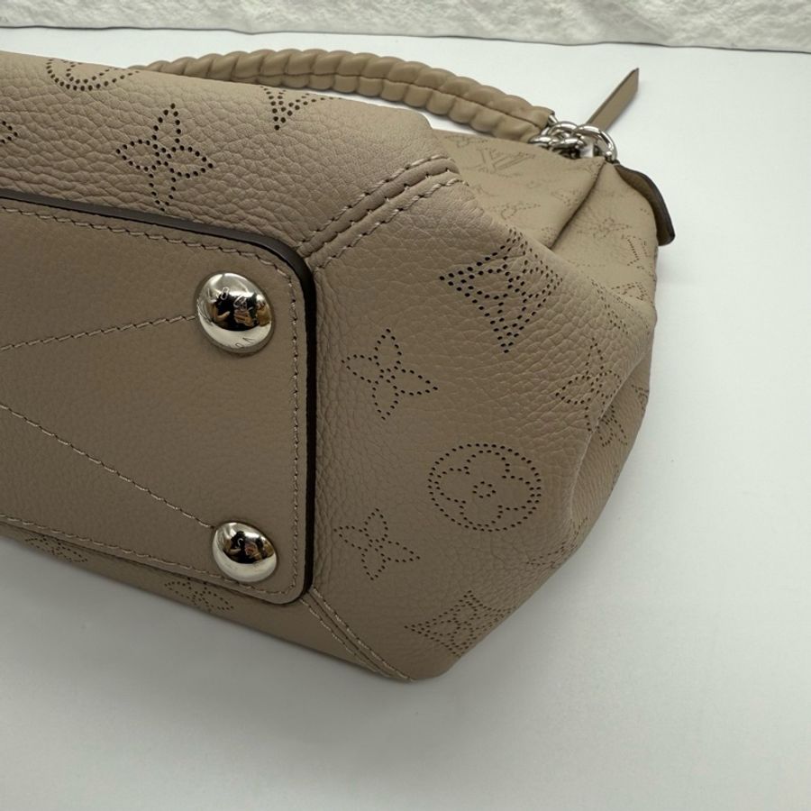 Louis Vuitton 路易威登月光女神 Babylone Chain BB 奶茶灰色手提斜挎包 芯片款-4