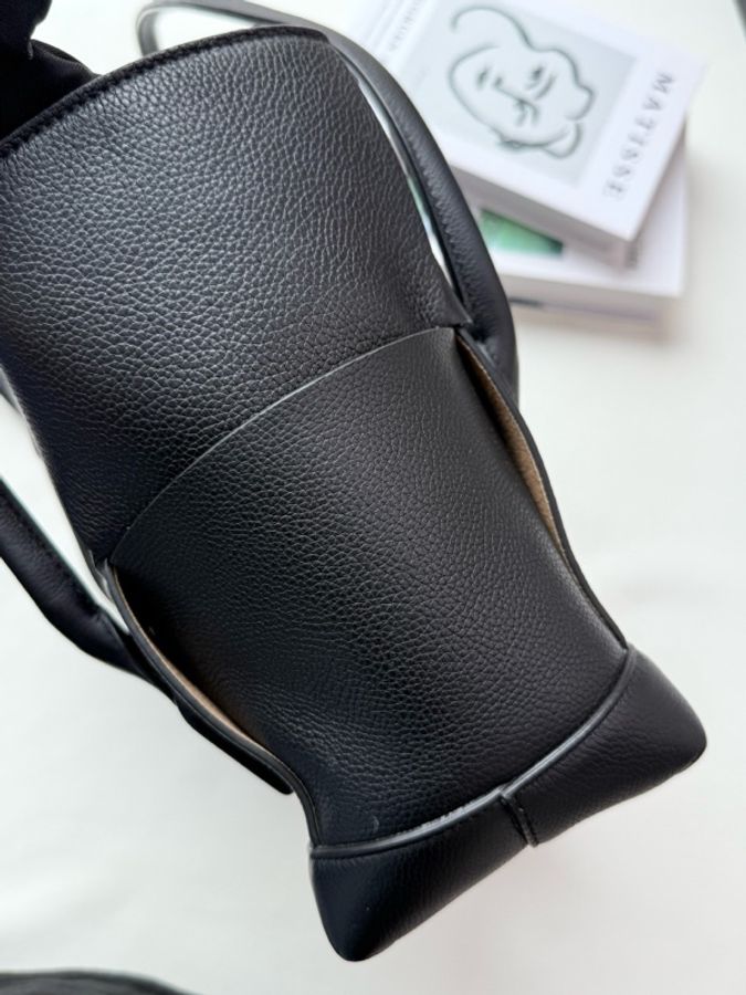 BV葆蝶家bottega veneta Arco33單肩包編織包弓弩包荔枝皮黑色-3