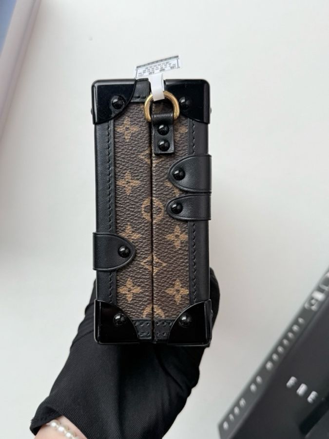 Louis Vuitton路易威登lv老花Petite Malle大盒子單肩斜挎包,長20cm-3