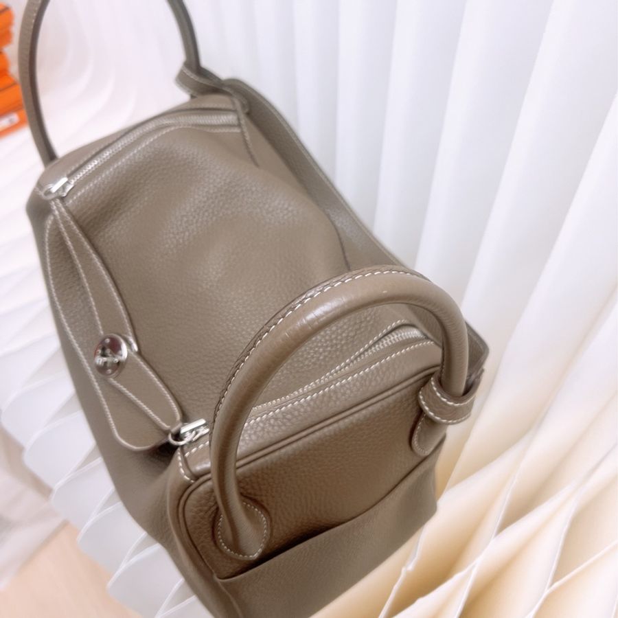 Hermes lindy 30 大象灰銀釦 D刻-6