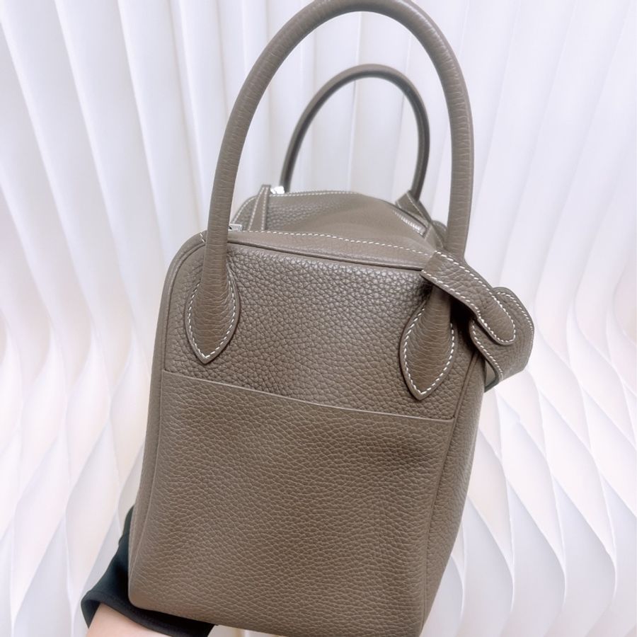 Hermes lindy 30 大象灰銀釦 D刻-7