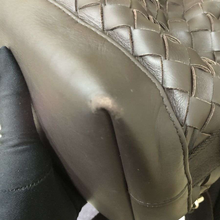Bottega Veneta葆蝶家 Hydrology巧克力棕編織 雙肩包 尺寸43*30*-8